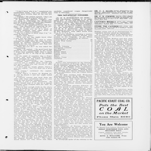 Image of newspaper. Transcription in folder.