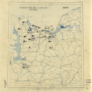 World War II Military Situation Map