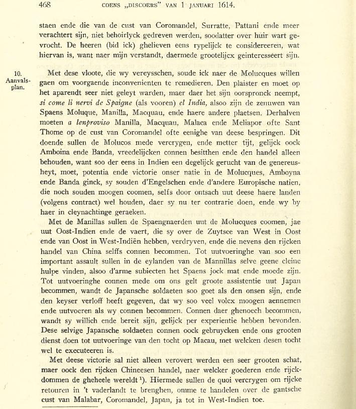 Excerpt of Discoers aen de E. Heeren Bewinthebberen