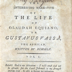 Title page of The Interesting Narrative of the Life of Olaudah Equiano
