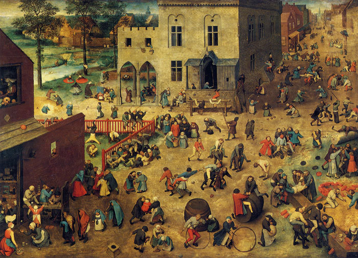 Photo of 16th-century children's play painting