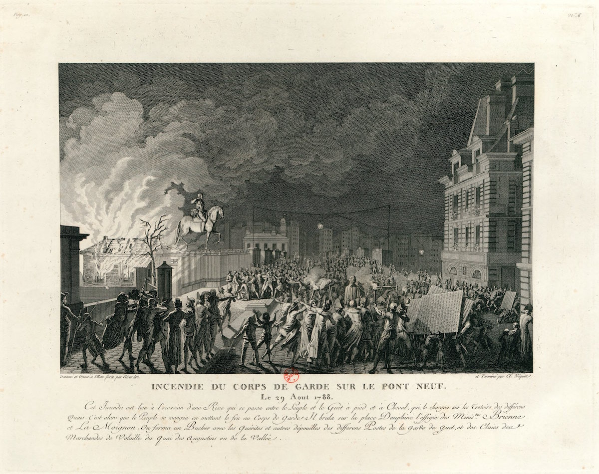 Burning the Guardhouse on the Pont Neuf