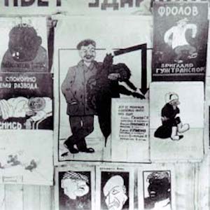 Friends of Lice and Caricatures on Wall