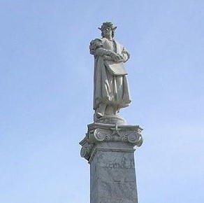 Christopher Columbus statue near the Casa Rosada, Buenos Aires, Argentina