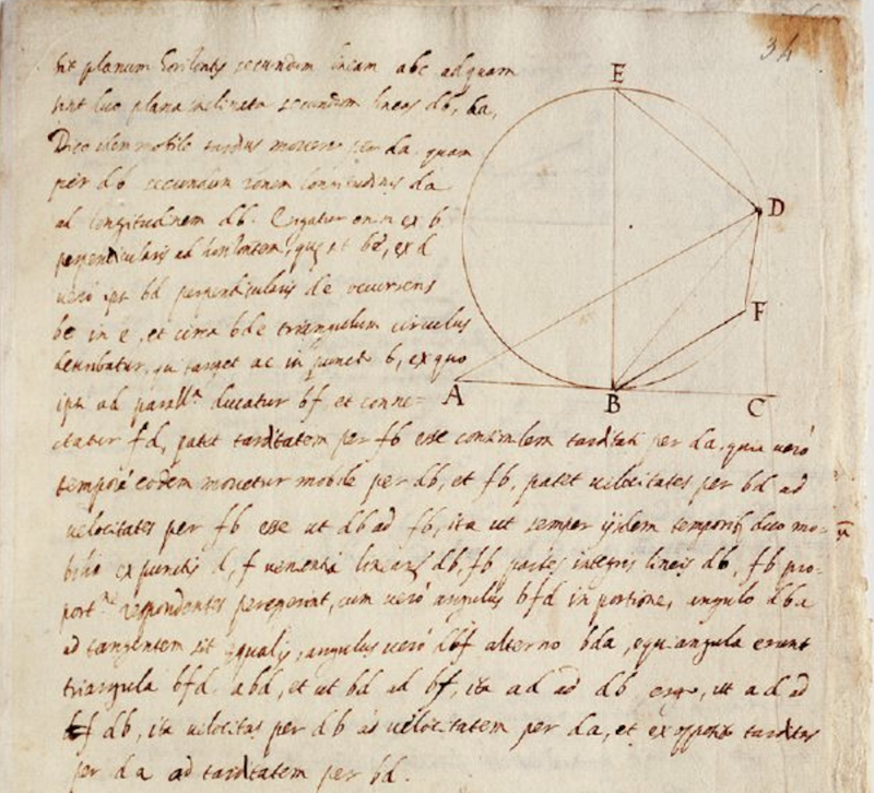 Galileo's Notes on Motion | World History Commons