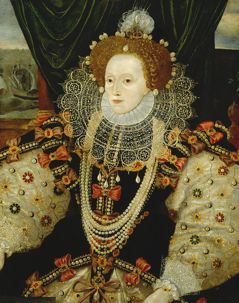 A portrait of Queen Elizabeth I by George Gower