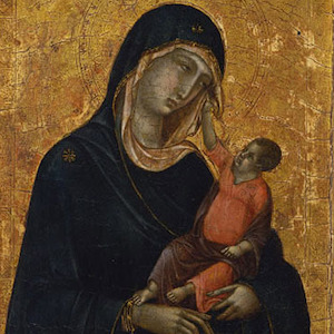 Thumbnail of Madonna and child painting