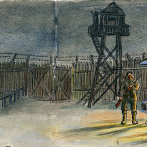 Drawing of Corrective Labor Camp