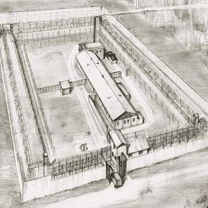 Aerial View of Maximum Security Camp Perm 36