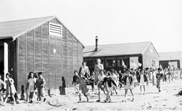 Schoolchildren at Minidoka Incarceration Camp