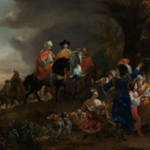 Thumbnail of The Dutch Ambassador on his Way to Isfahan