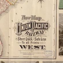 Map of the Union Pacific Railway