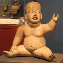 Thumbnail image of olmec baby figurine