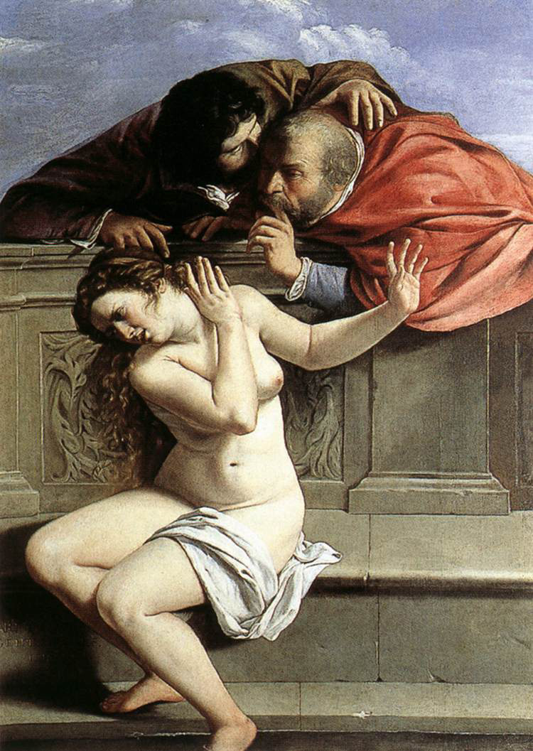 Susanna and the Elders painting