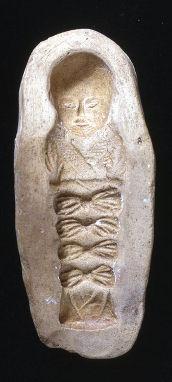 Earthenware Mold of a Swaddled Child