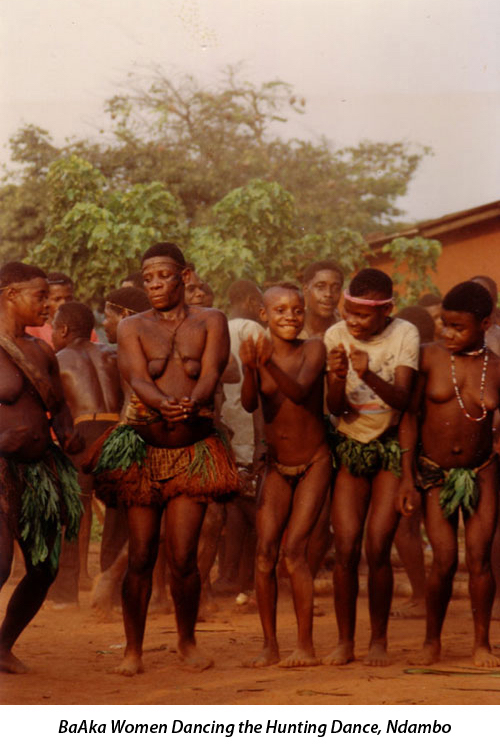BaAka Women Dancing the Hunting Dance